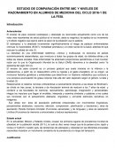 ESTUDIO DE COMPARACIÓN ENTRE IMC Y NIVELES DE RAZONAMIENTO EN ALUMNOS DE MEDICINA DEL CICLO 2016-1 DE LA FESI