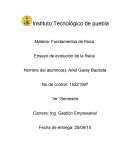 Ensayo de evolución de la física