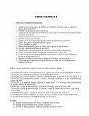 Finanzas. TAREA DE COSTOS