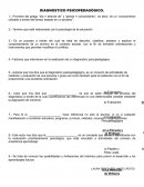 DIAGNOSTICO PSICOPEDAGÓGICO.