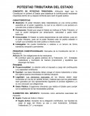 Potestad Tributaria del Estado.