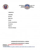 INFORMACIÓN PROFESIOGRÁFICA.