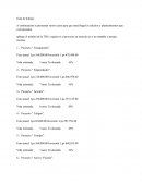 Compras de materia prima