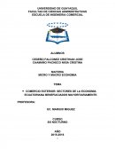 Comercio exterior sectores benefiados mayoritariamente