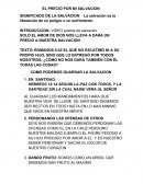 TEXTO: ROMANOS 8:32 EL QUE NO ESCATIMÓ NI A SU PROPIO HIJO, SINO QUE LO ENTREGÓ POR TODOS NOSOTROS, ¿CÓMO NO NOS DARÁ TAMBIÉN CON ÉL TODAS LAS COSAS?