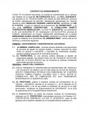 CONTRATO DE ARRENDAMIENTO.