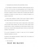 Información sobre la prueba Bender y la Raven.