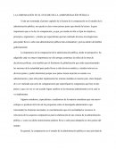 LA COMPARACIÓN EN EL ESTUDIO DE LA ADMINISTRACIÓN PÚBLICA