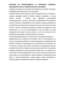 Discurso de agradecimiento al presidente municipal por la construcción de los baños