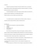 Después de experimentar el Principio de Pascal por medio del frasco y unos popotes