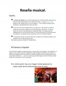 Reseña musical. La música como parte cultural en España