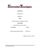 Investigacion de catedra programacion III.