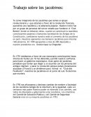 Trabajo sobre los jacobinos