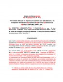 Resolución de sanción