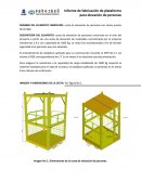 Cesta de elevación de personas