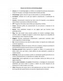 Glosario de términos de Marketing Digital