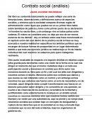 El contrato social de Jean-Jacques Rousseau