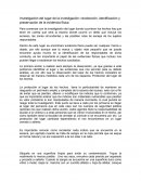 Investigación del lugar de la investigación: recolección, identificación y preservación de la evidencia física