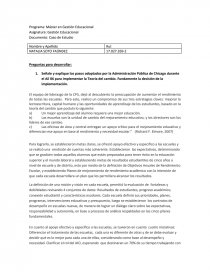 Programa: Máster en Gestión Educacional. Página 1