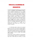 Toma de la alondiga de granaditas