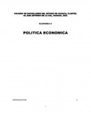 COMPONENTES E INSTRUMENTOS DE LA POLITICA ECONOMICA