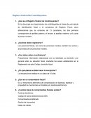 Registro Federal de Contribuyentes. ¿Qué es el Registro Federal de Contribuyentes?