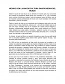 MEXICO CON LA MAYOR CULTURA PANIFICADORA DEL MUNDO