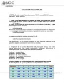 EVALUACIÓN FASE DE ANÁLISIS
