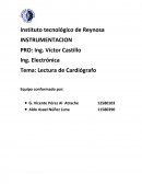 Cardiógrafo electrónico con circuito de alta Amplificacion