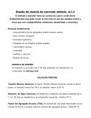 Diseño de mezcla de concreto método A.C.I