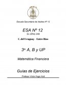 Matemática Financiera Guías de Ejercicios