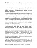 Los Adolescentes: sus rasgos conductuales y formas de pensar.