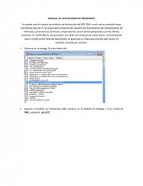Manual de Facturacion sistema Dms. Página 1