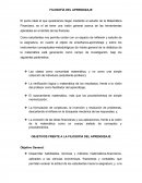 FILOSOFÍA DEL APRENDIZAJE