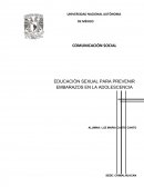 EDUCAION SEXUAL PRA PREVENIR EMBARAZOS EN ADOLESCENTES
