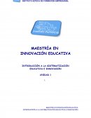 INTRODUCCIÓN A LA SISTEMATIZACIÓN EDUCATIVA E INNOVACIÓN