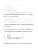 Características de un Programa educativo de Educación para la Salud.