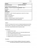 Taller de desarrollo organizacional, tarea 1