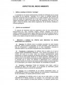 ASPECTOS DEL MEDIO AMBIENTE
