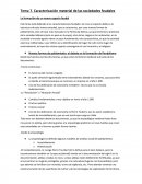 Tema 7. Caracterización material de las sociedades feudales