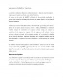 Las razones o indicadores financieros.