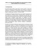 VISITA A LA PLANTA DE TRATAMIENTO DE AGUA POTABLE ALFONSO LOPEZ PUMAREJO DE VILLAVICENCIO.