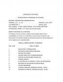 PLANEACION DEL PROGRAMA DE ESTUDIOS