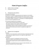 Diseño de Proyectos Científicos