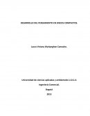 DESARROLLO DEL PENSAMIENTO EN DISCOS COMPACTOS