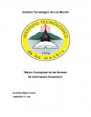 Marco Conceptual de las Normas De Información Financiera