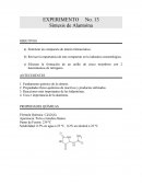 EXPERIMENTO No. 13 Síntesis de Alantoína