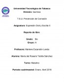 Asignatura: Expresión Oral y Escrita II