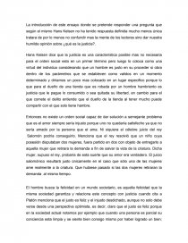 Ensayo sobre la justicia, una pregunta que según el mismo Hans Kelsen no ha tenido respuesta. Página 1