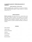 CONCEPTUALIZACION Y OPERACIONALIZACIÓN DE VARIABLES